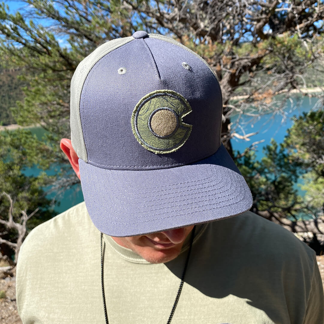 Topo C Hat - Charcoal/Olive