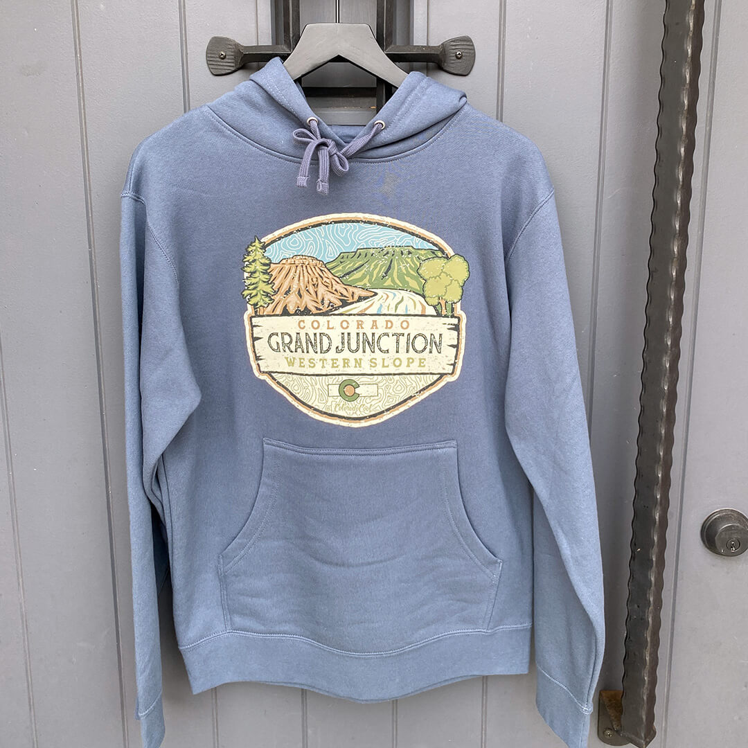 Grand Junction Way Fleece Hoodie - Storm Blue