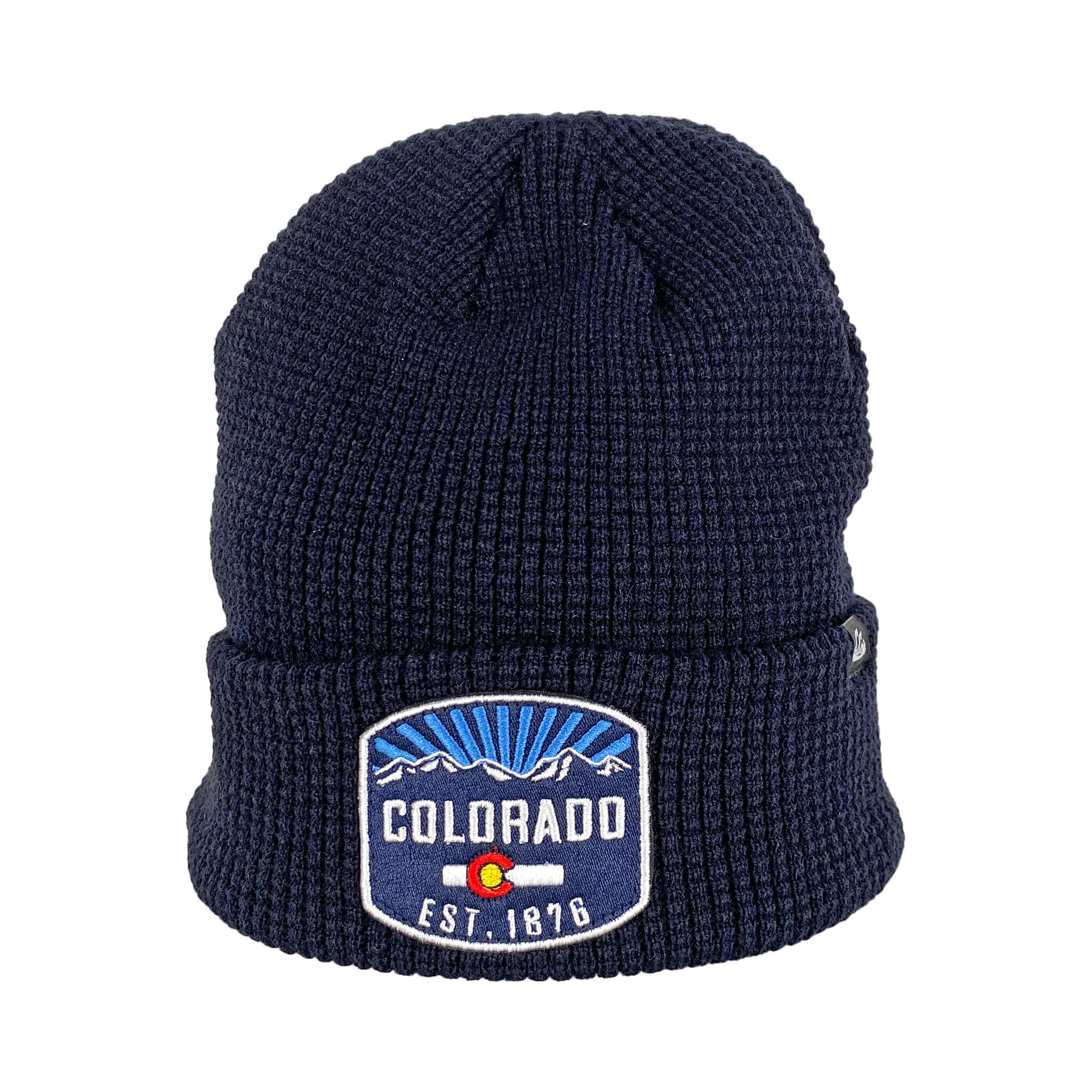 1876 Beanie - Waffle - Navy