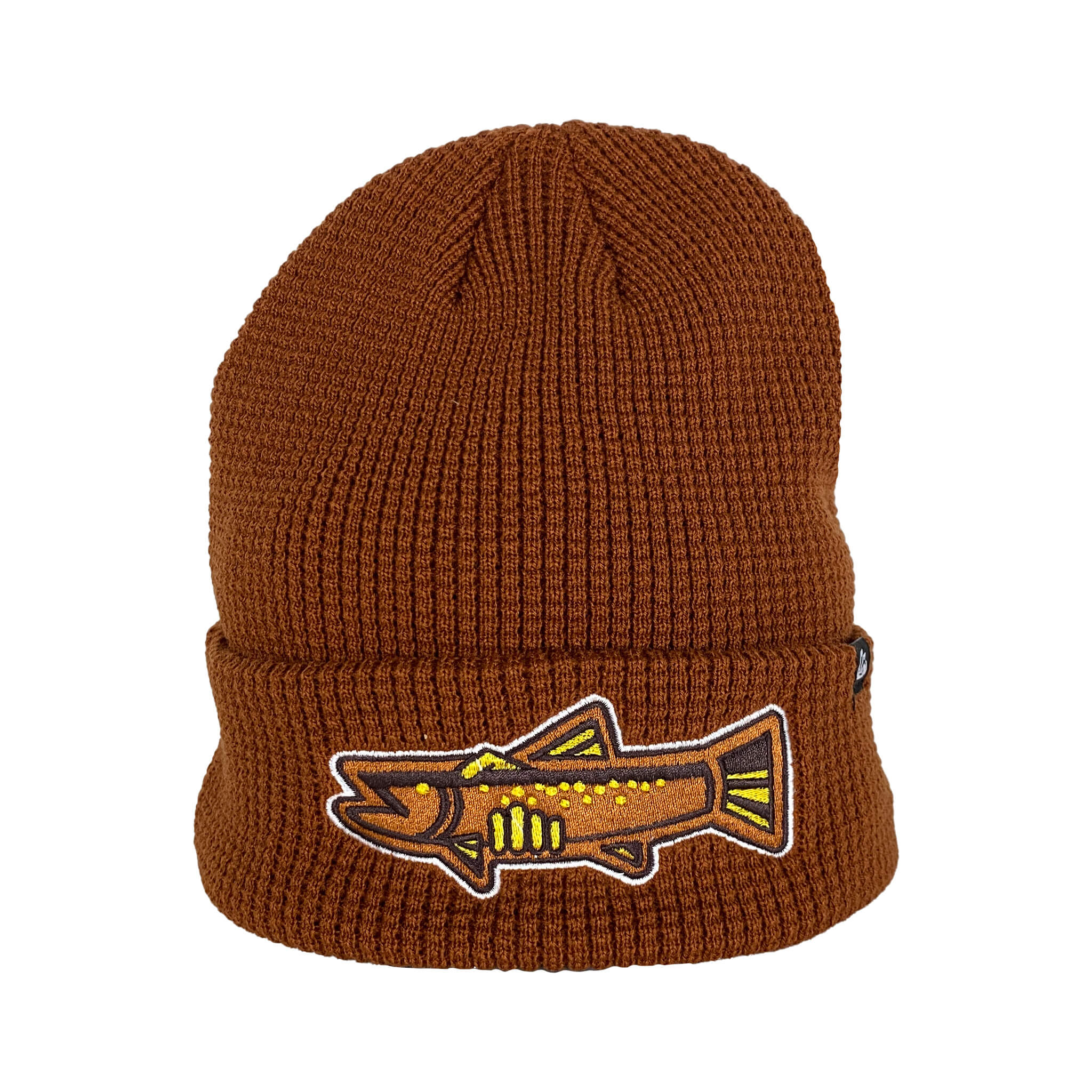 Catch N Release Beanie - Waffle - Rust