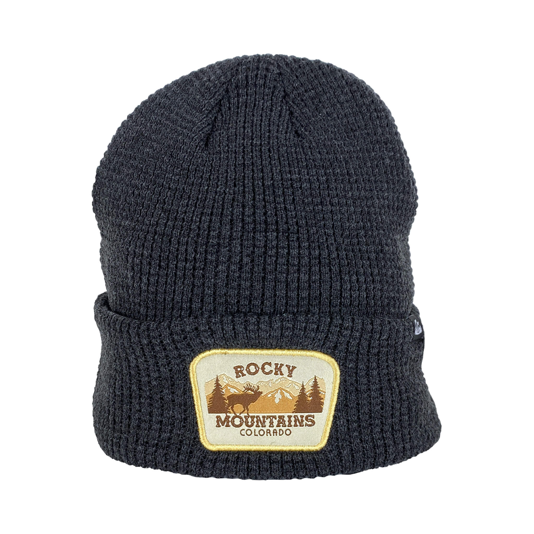 Rocky Mountain Beanie - Waffle - Charcoal