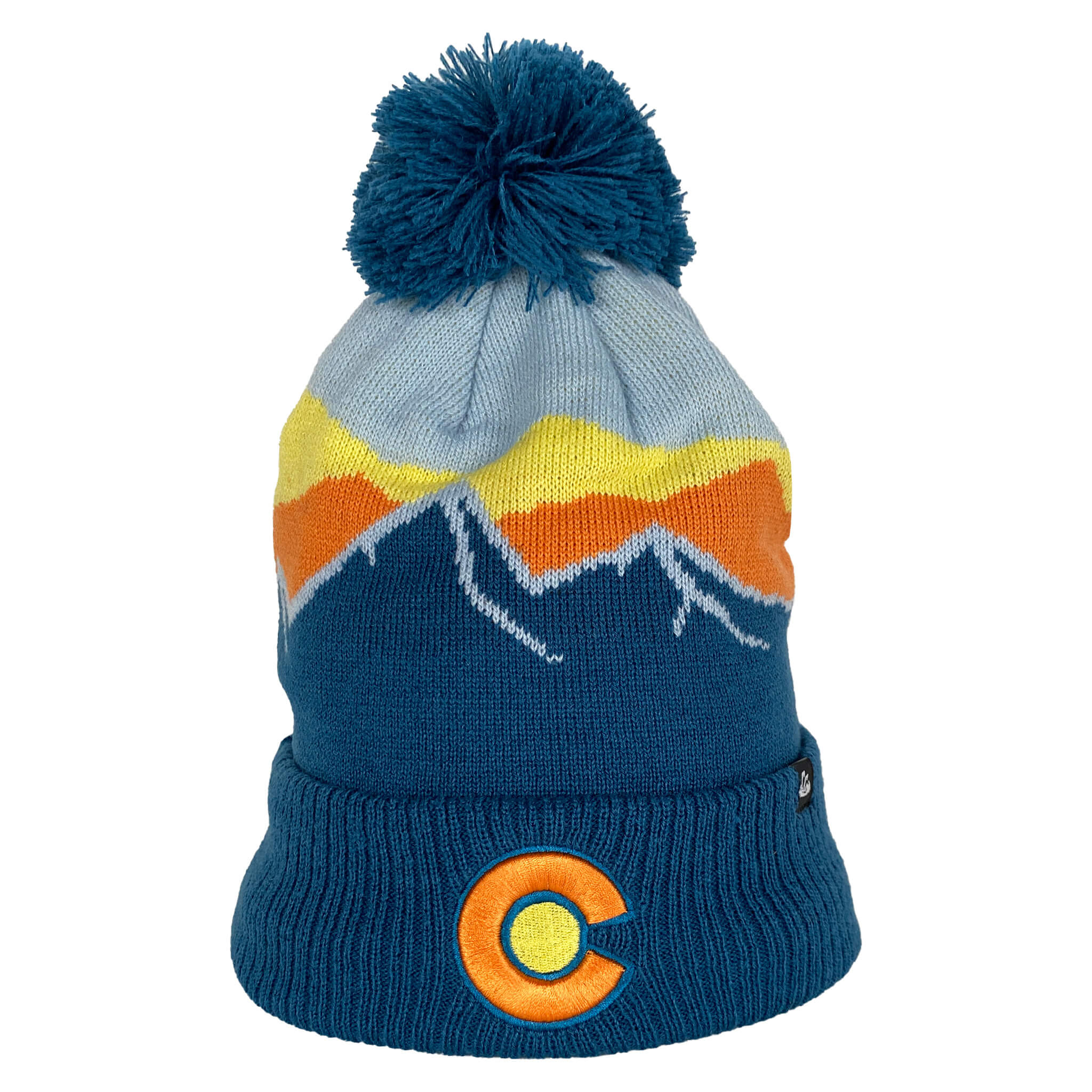 Daybreak Beanie - Ocean Blue/Orange