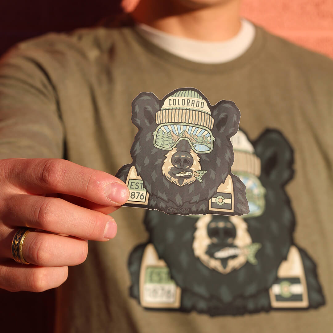 Backwoods Bear Sticker