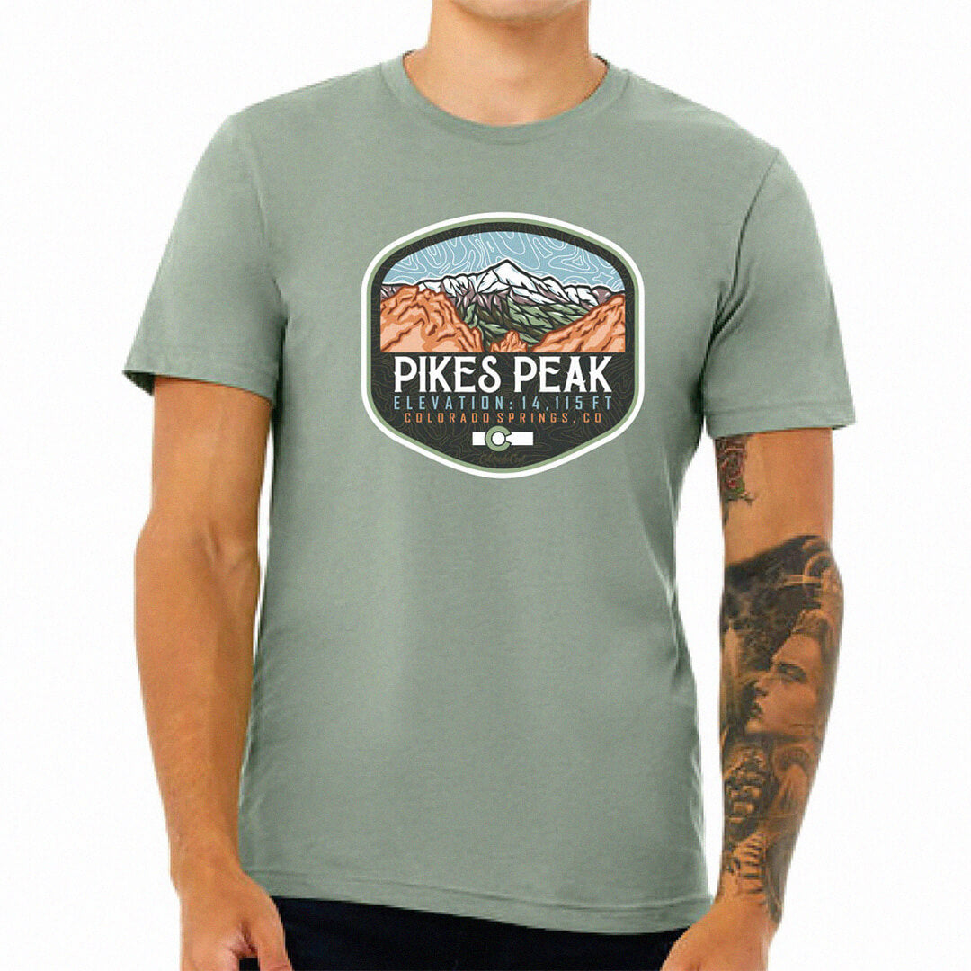 Pikes Peak T-Shirt - Sage