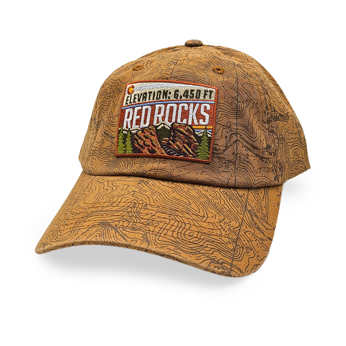 Red Rocks Patch Hat - Unstructured - Topo Canvas