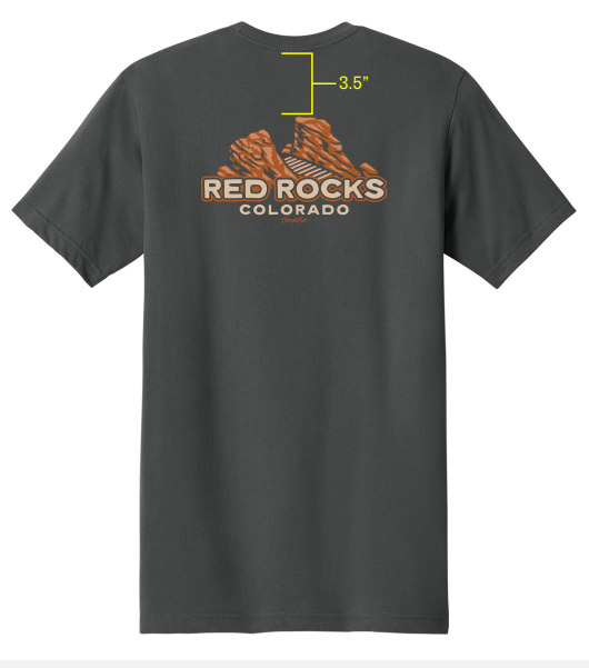 Red Rocks Rodeo T-Shirt - Heavy Metal
