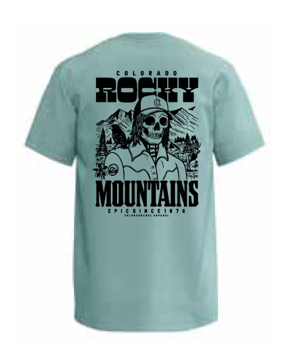 Rocky Mountain Skeleton T-Shirt