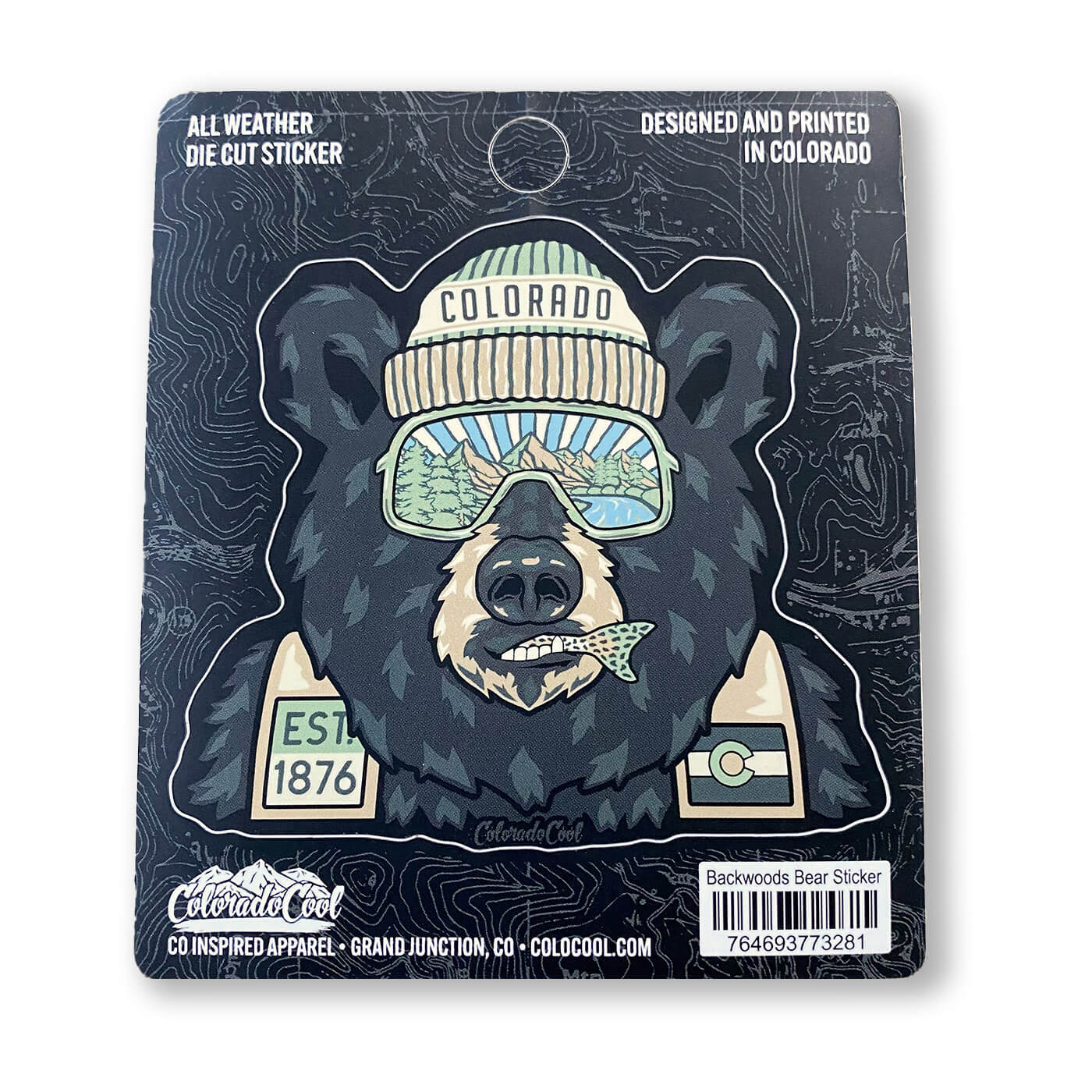 Backwoods Bear Sticker