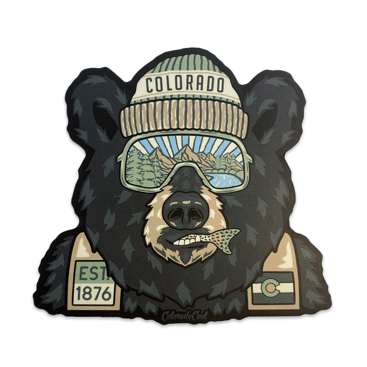 Backwoods Bear Sticker