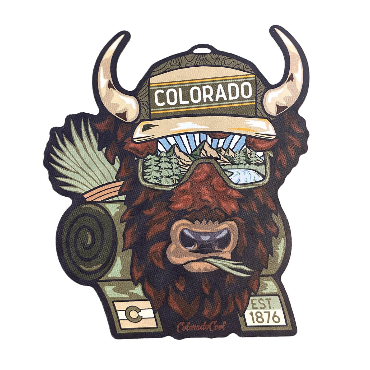 Bison Colorado Sticker