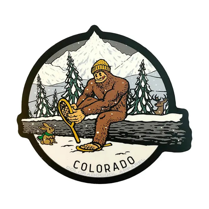 Bigfoot Sticker - Winter