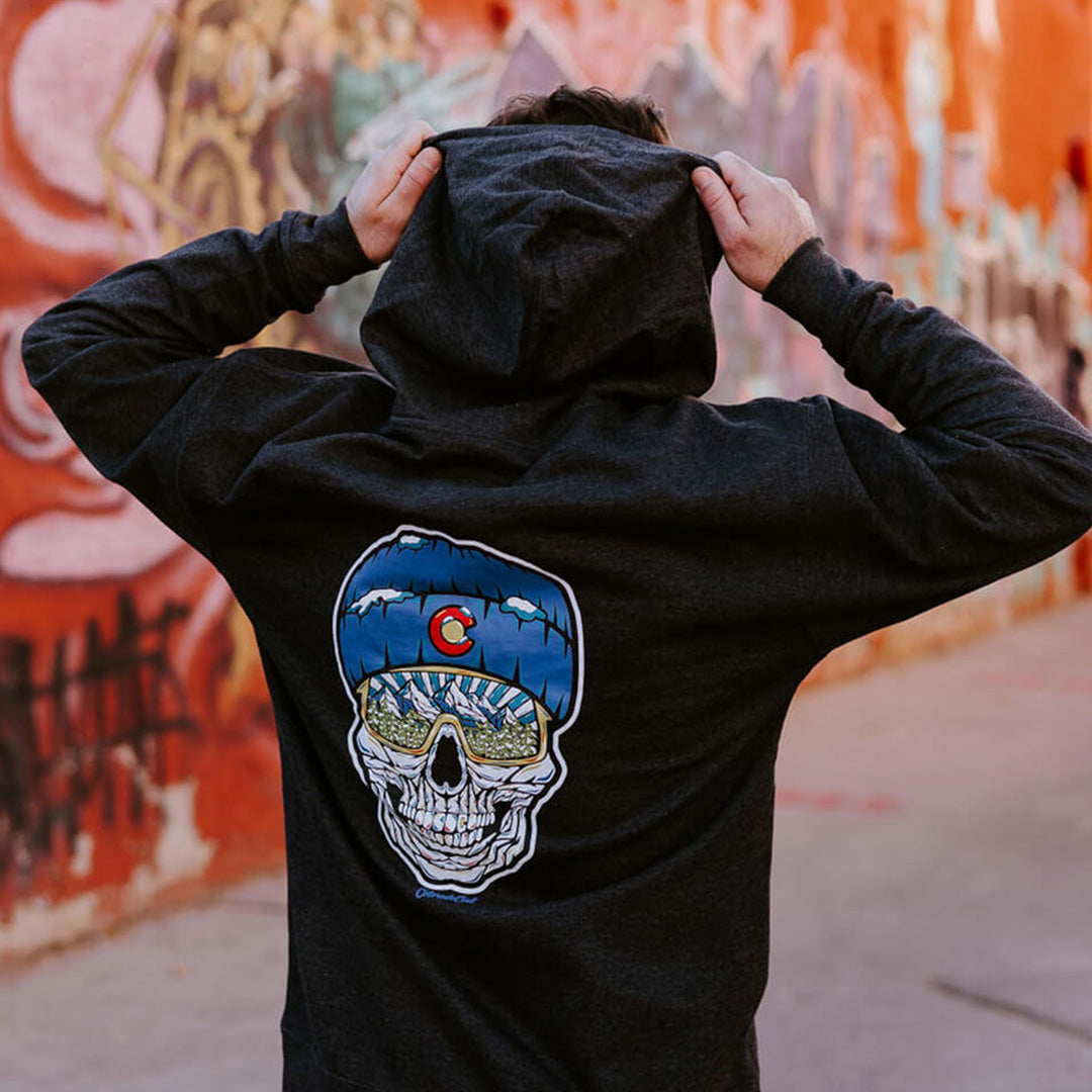 Zip up hoodies online with skulls