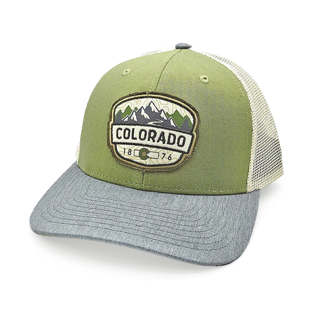 Contour Trucker Hat - Olive