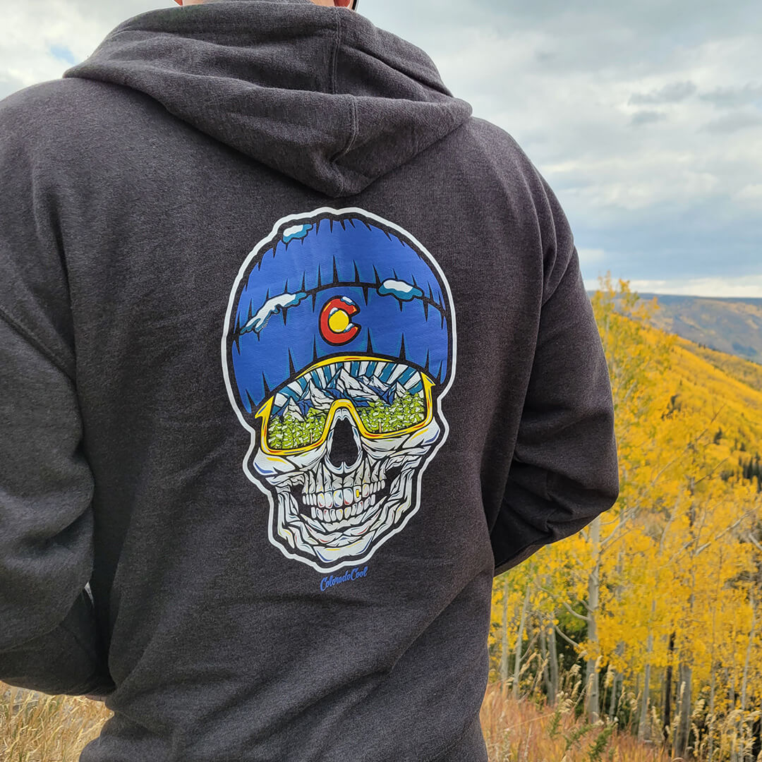 Cool skull head sales hoodie