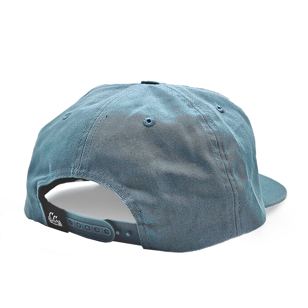 Denver Mile High City Hat - Unstructured Flatbill - Lt Indigo