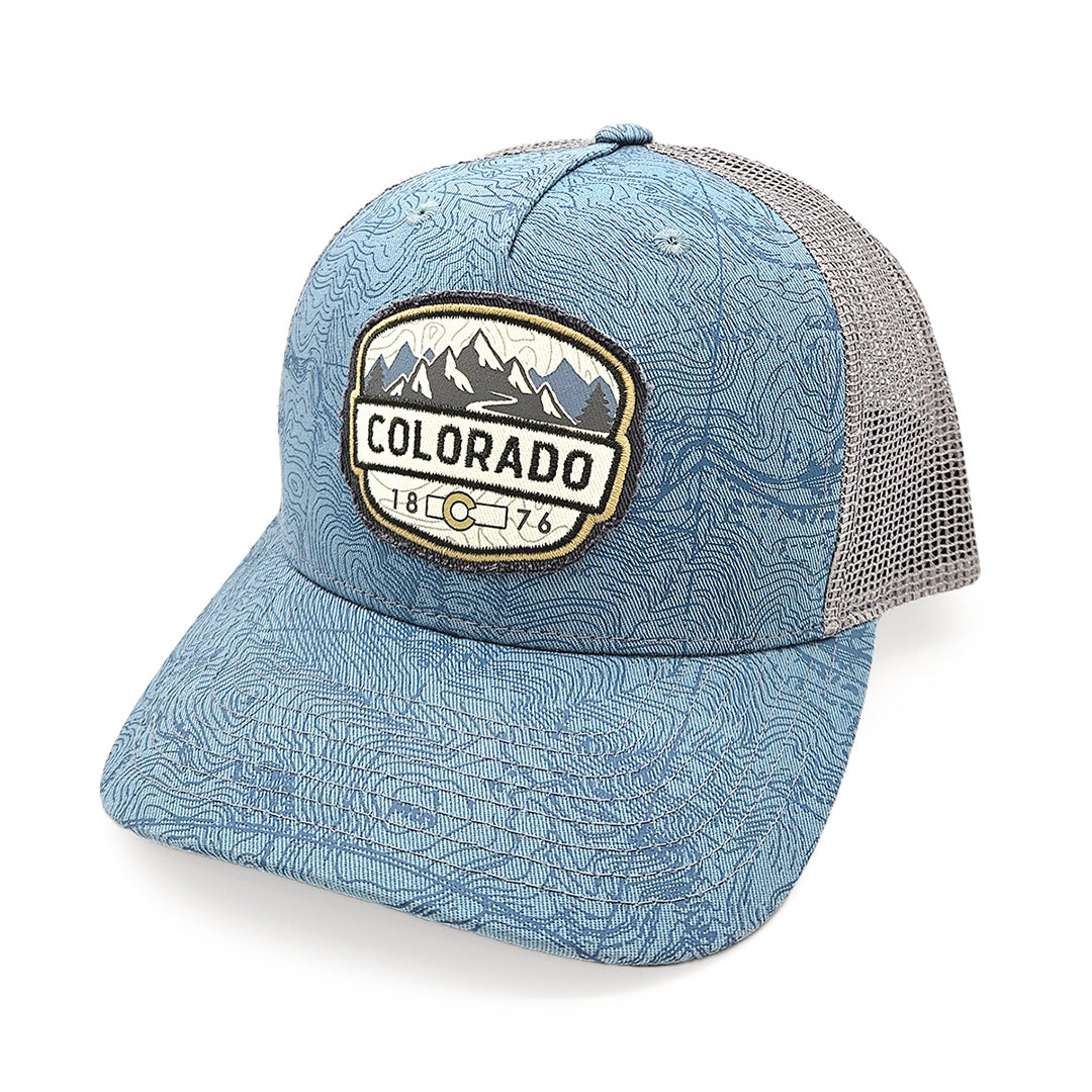 Contour Trucker Hat - Blue