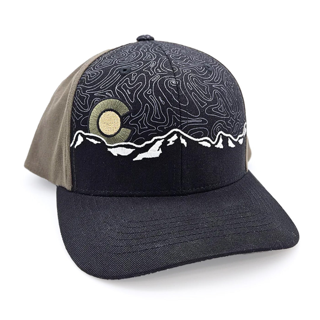 Range Topo Hat - Olive/Black