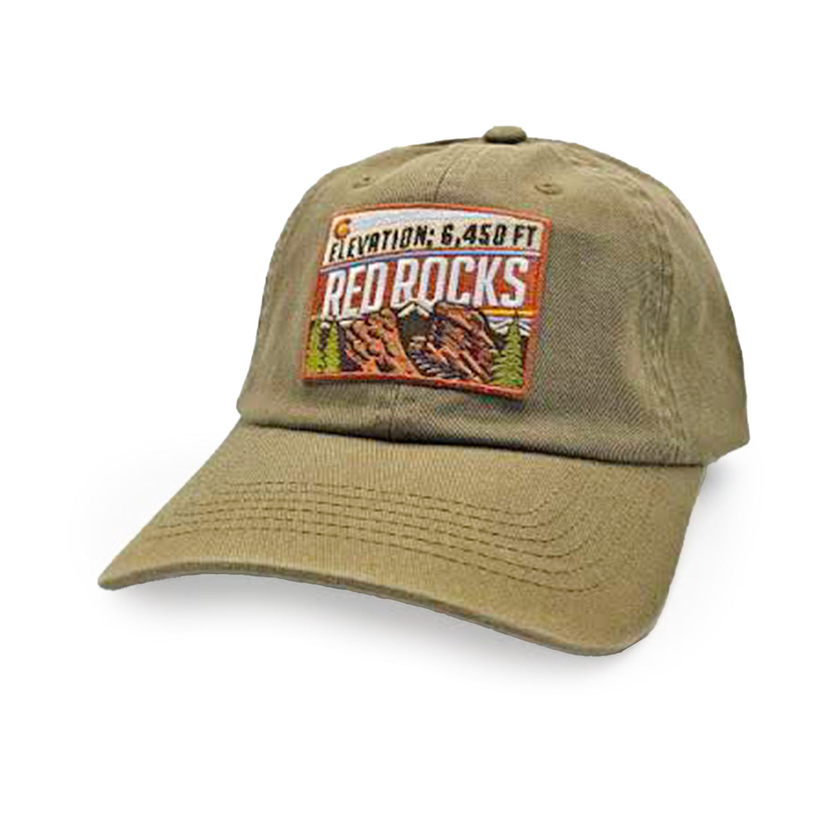 Red Rocks Patch Hat - Unstructured - Olive