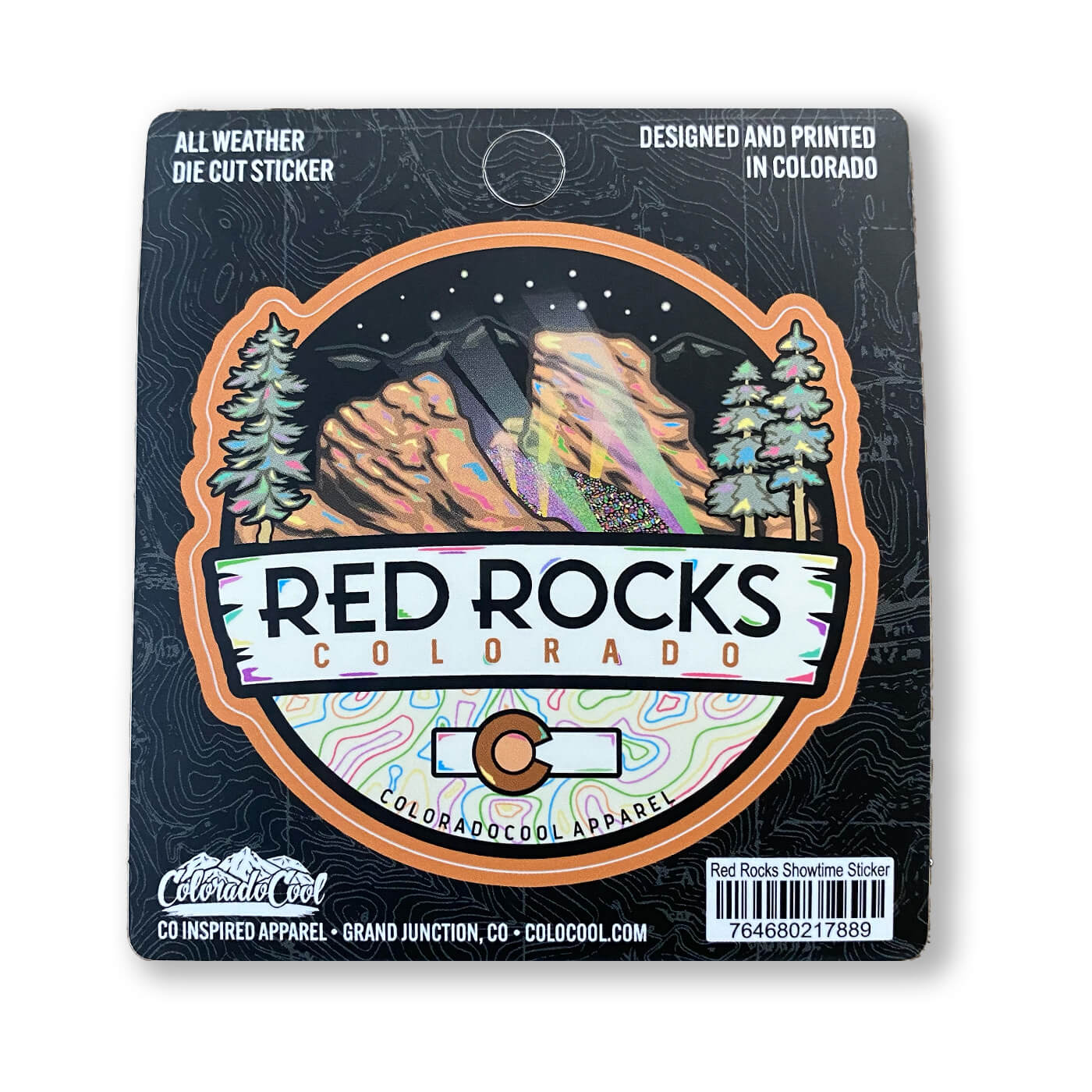 Red Rocks Showtime Sticker