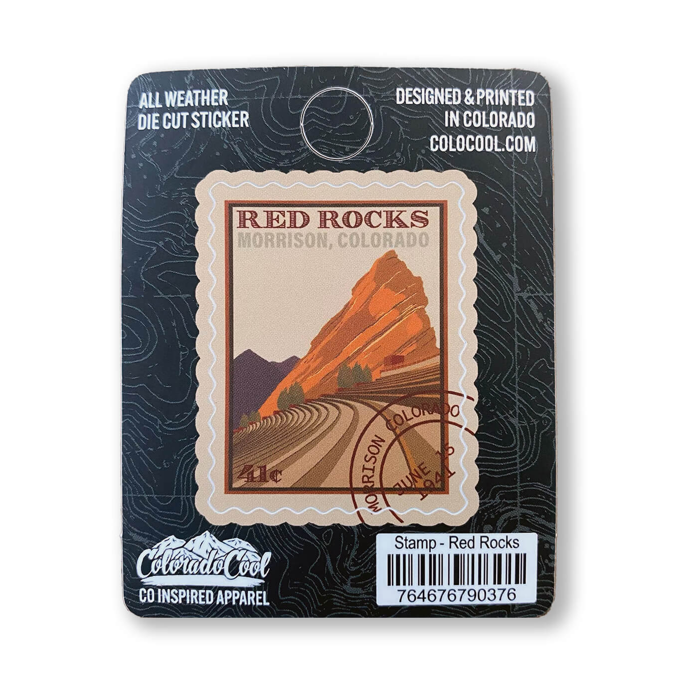 Stamp Sticker - Red Rocks