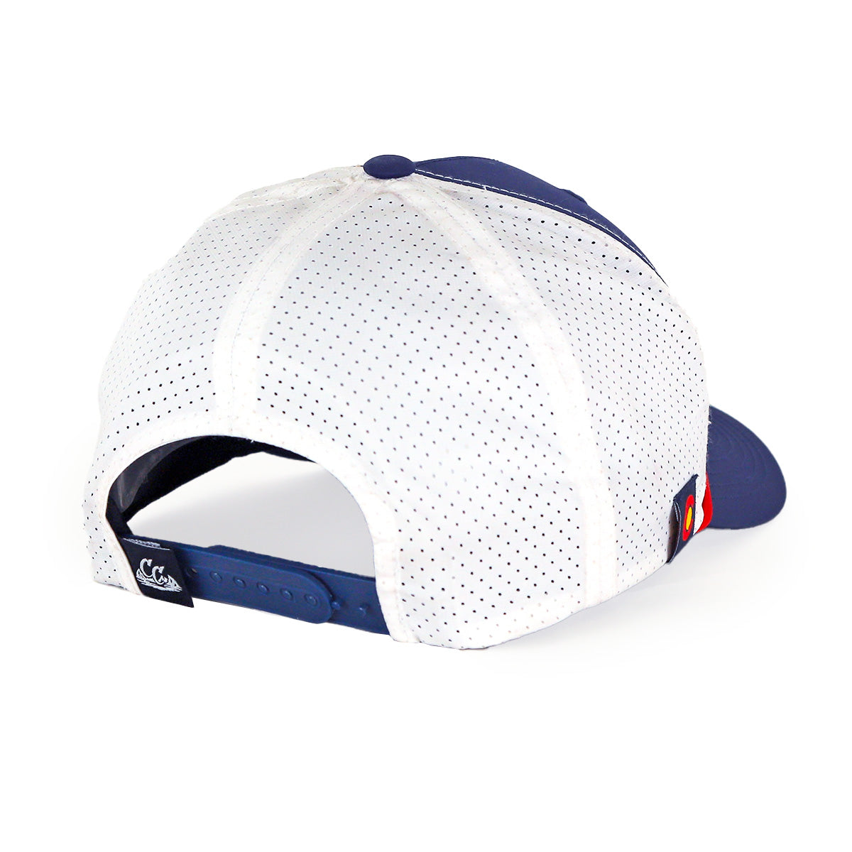 Refresh - Perforated - Navy/White - Slight Curve