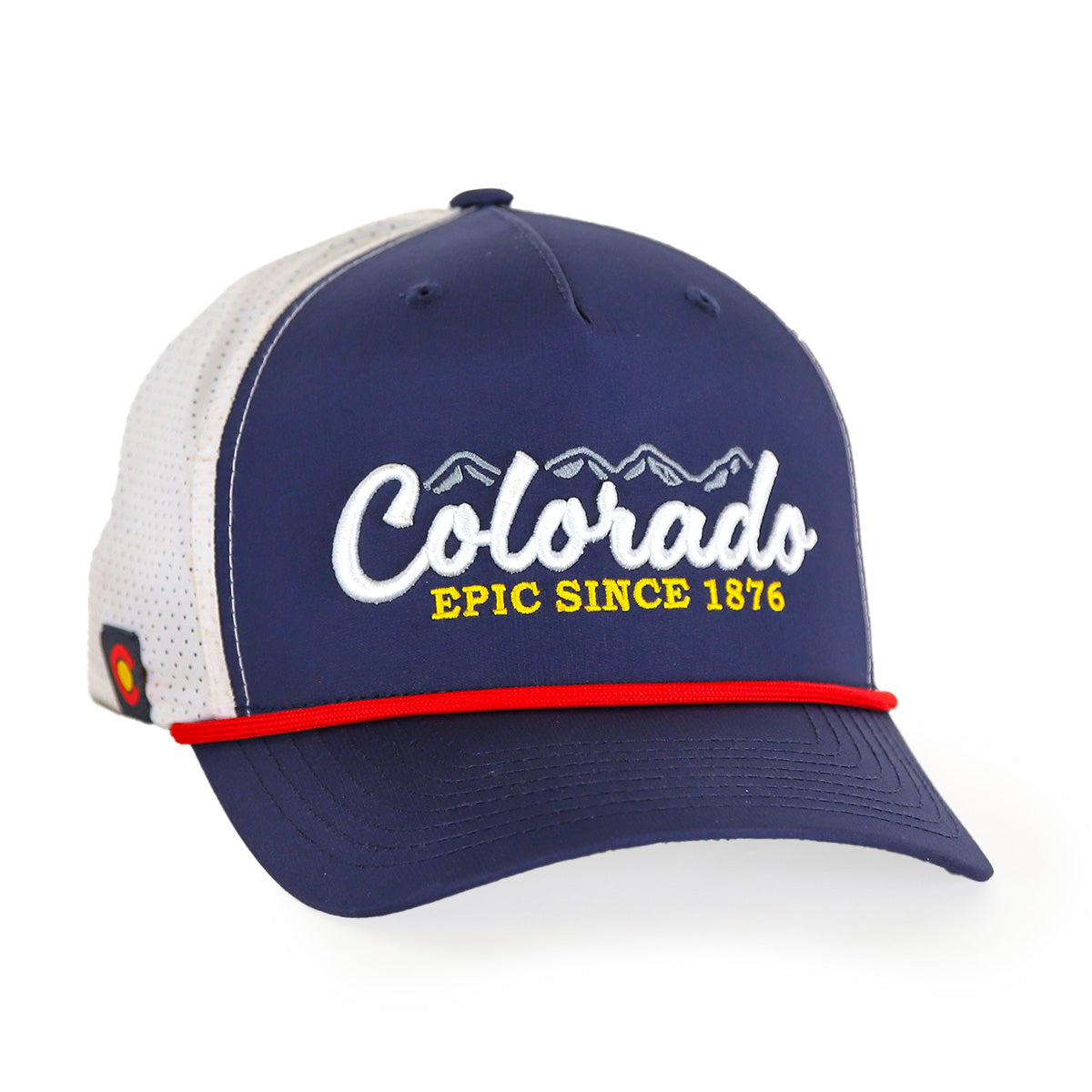 Refresh - Perforated - Navy/White - Slight Curve