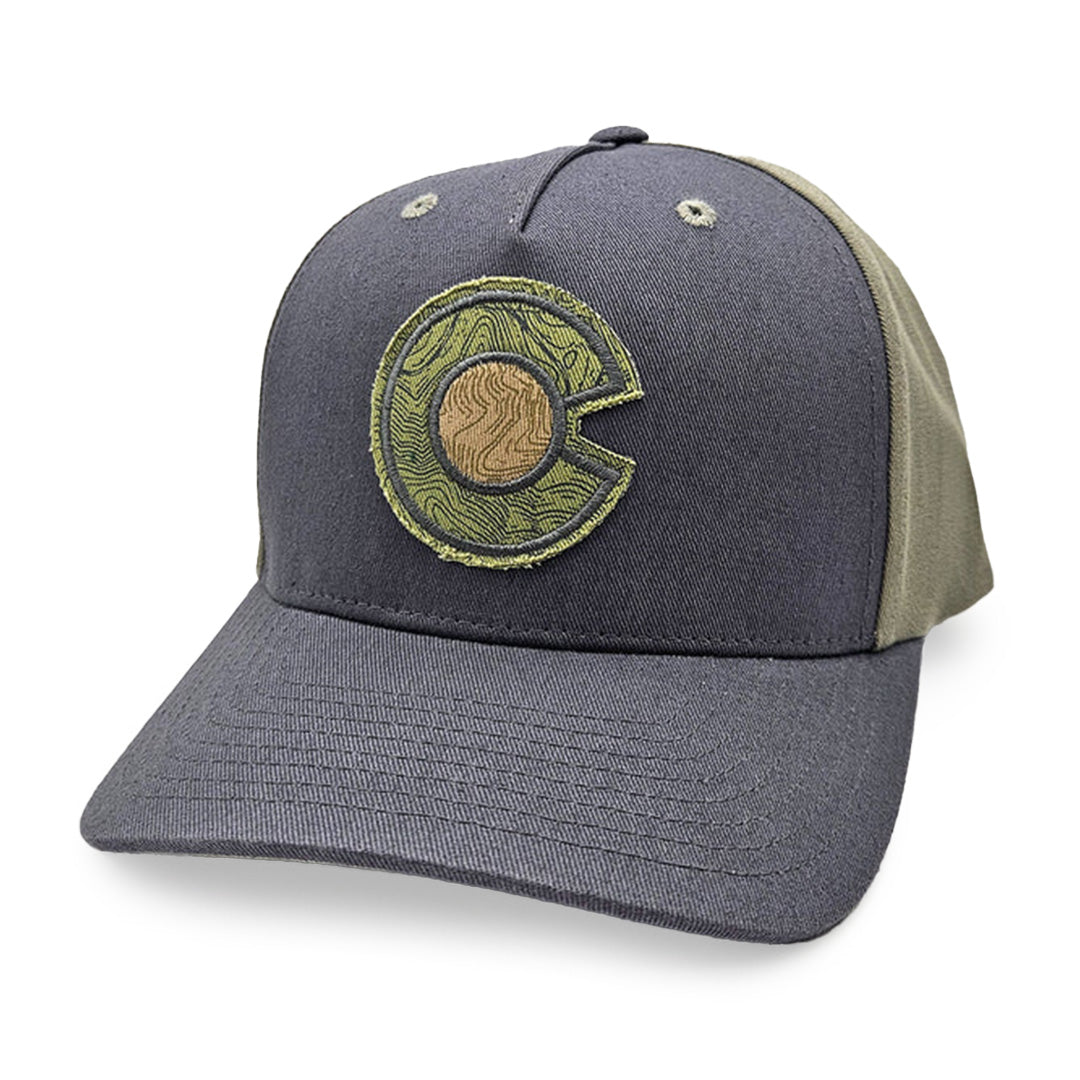 Topo C Hat - Charcoal/Olive