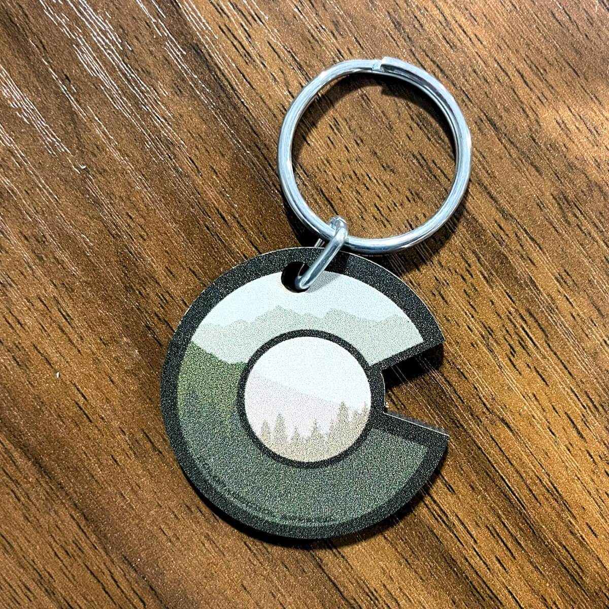 Treeline - Olive - Keychain