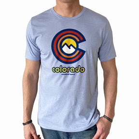 Far Out T-Shirt - Heather Blue