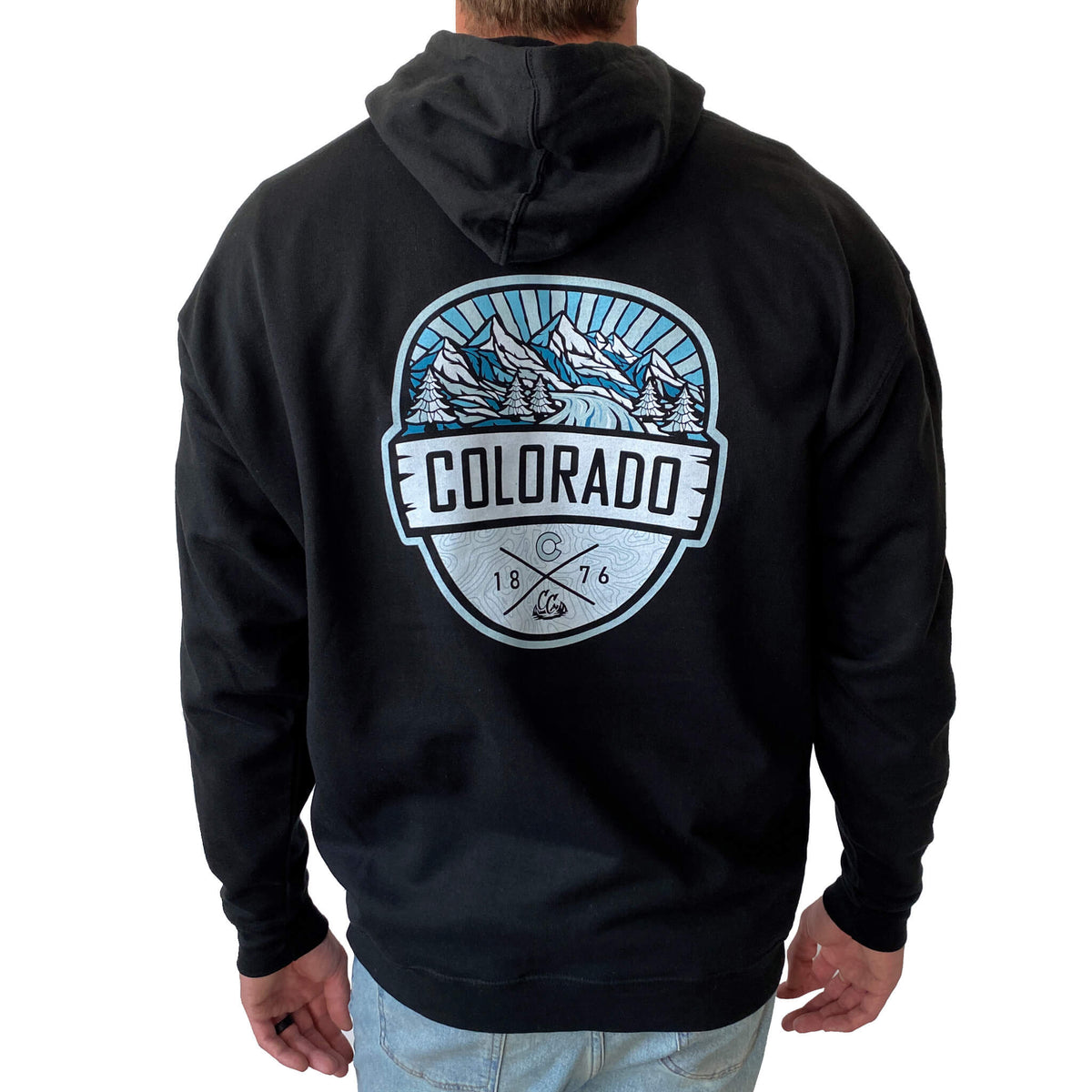 Whiteout - Midweight Hoodie - Black