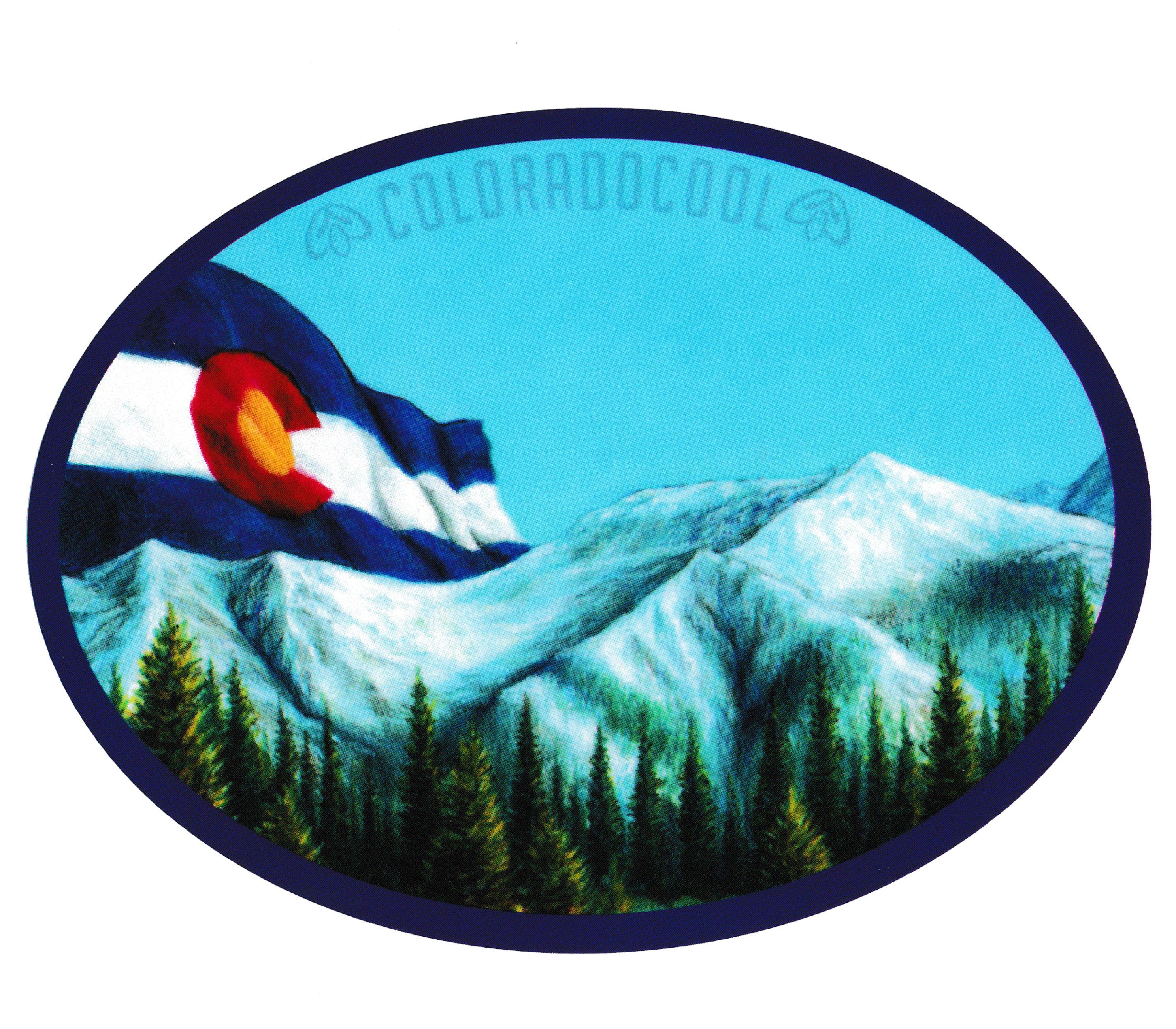 CO Landscape Sticker