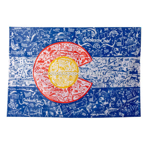 Colorado Flag Tapestry