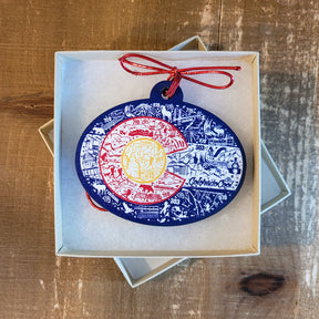 Landmark Flag Ornament
