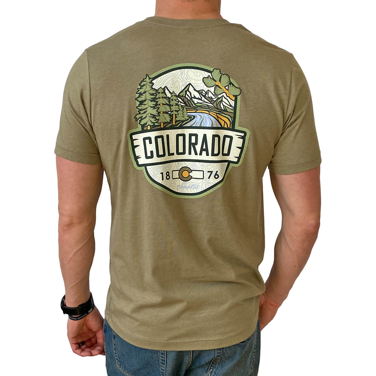 Colorado Shirt with Topo Map