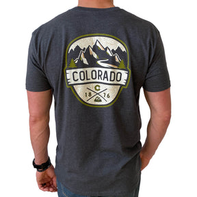 Colorado T-shirt with Mountains