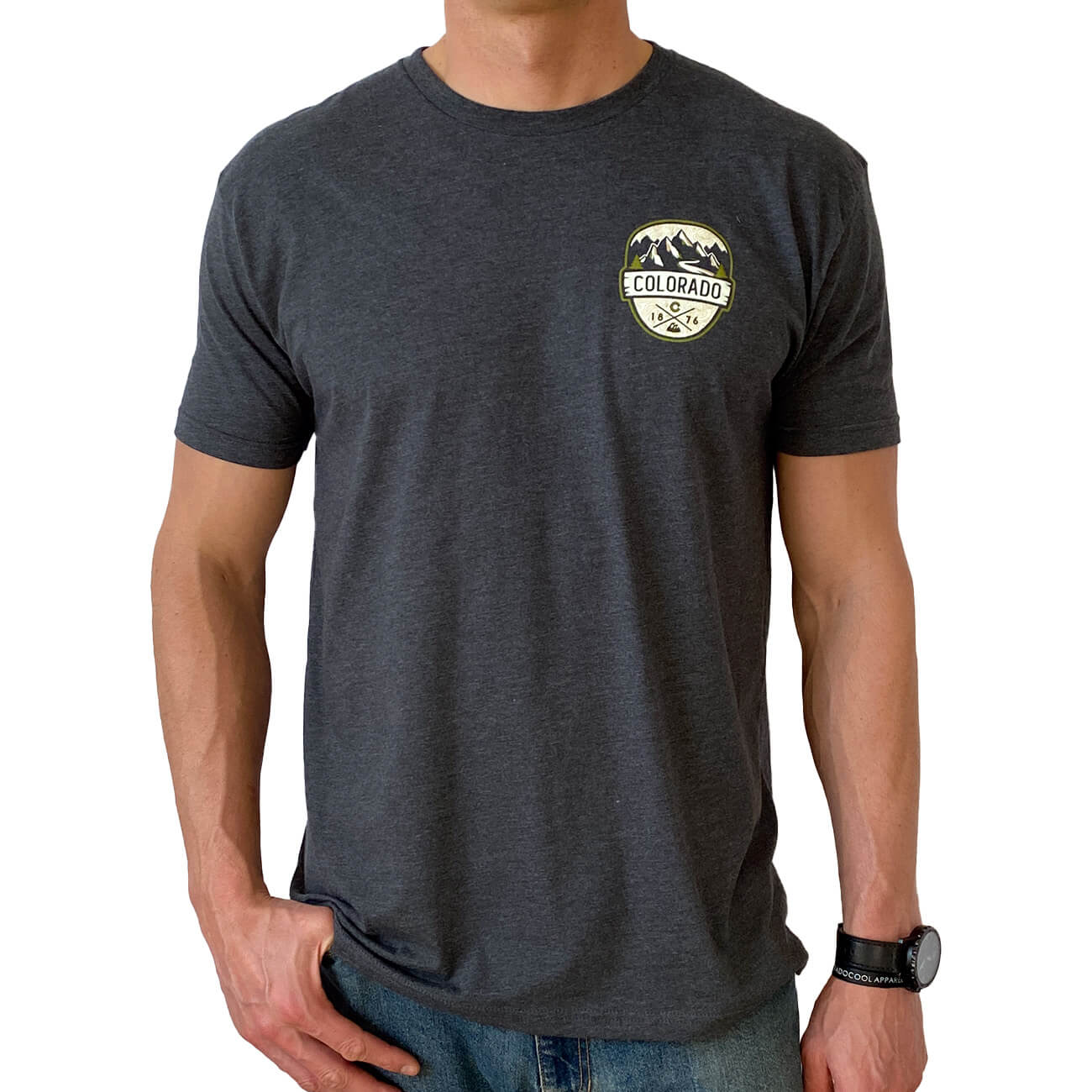 Colorado T-shirt with Mountains
