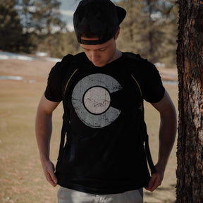 Topo Map T-Shirt - Black