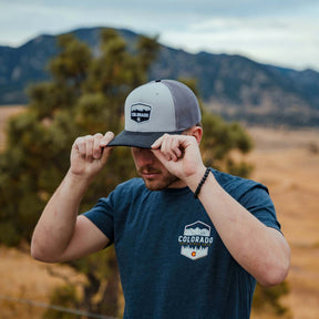 Colorado Patch Trucker Hat - Gray/Black
