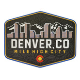 Denver Colorado Mile High City Sticker