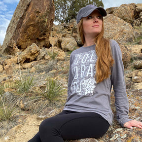 Floral Columbine Long Sleeve T-Shirt