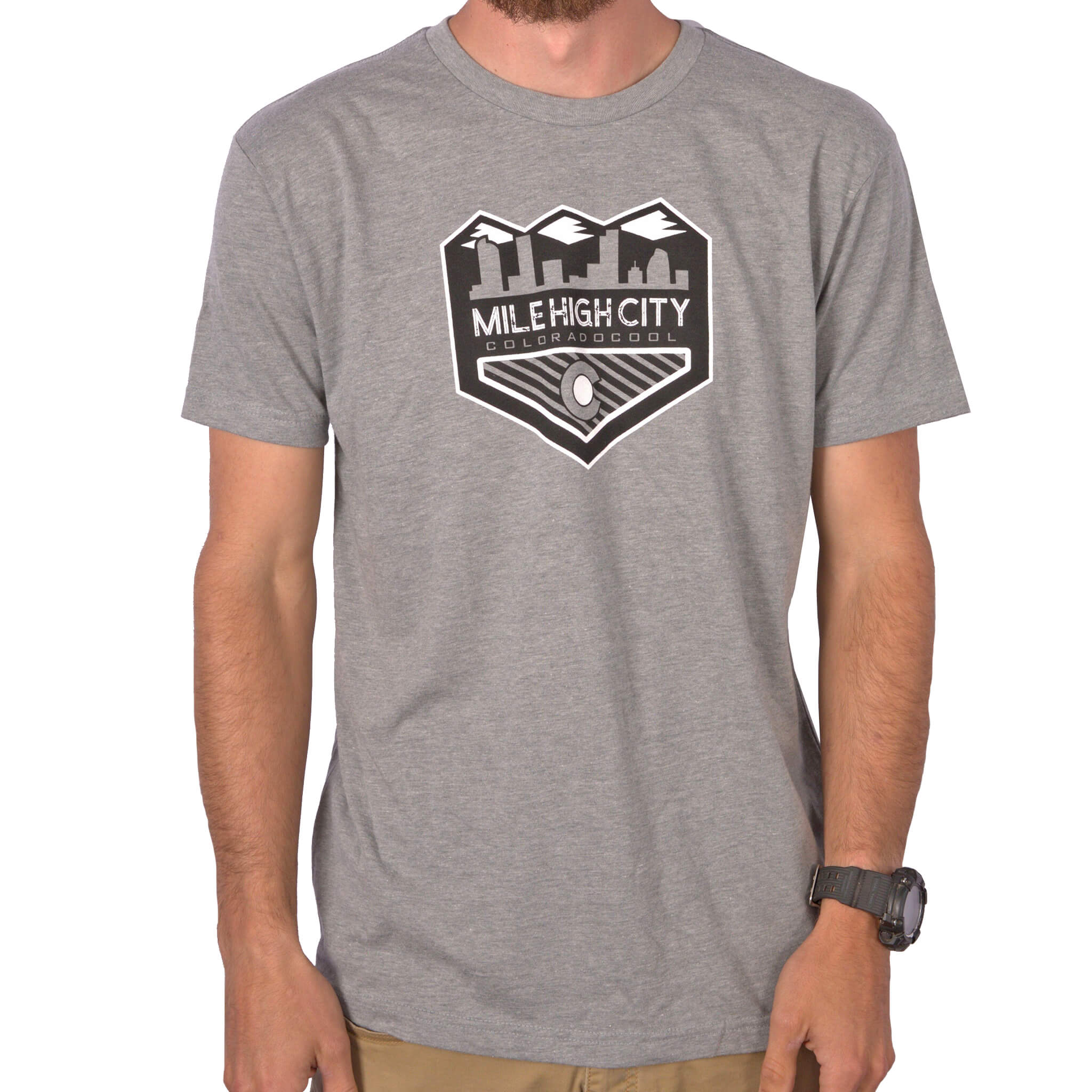 Mile High City T-Shirt - Gray