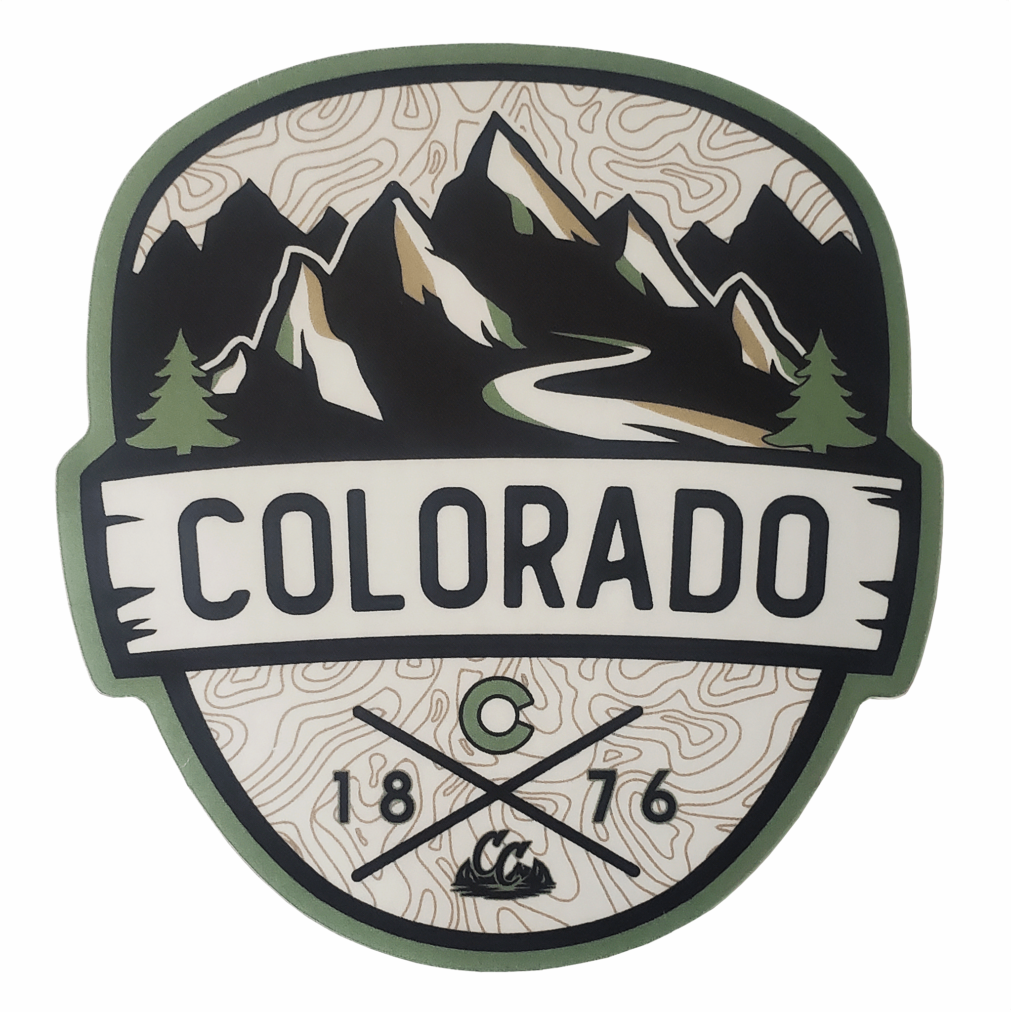 Colorado Mountains Sticker