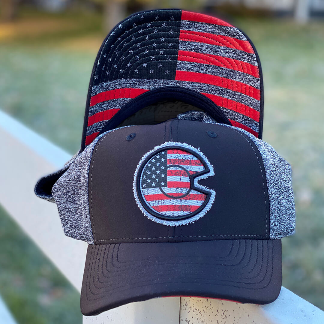 Colorado American Flag Hat