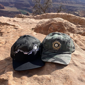 Colorado Flag Frayed Camo Washed Hat