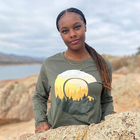 Treeline Long Sleeve T-Shirt - Military Green